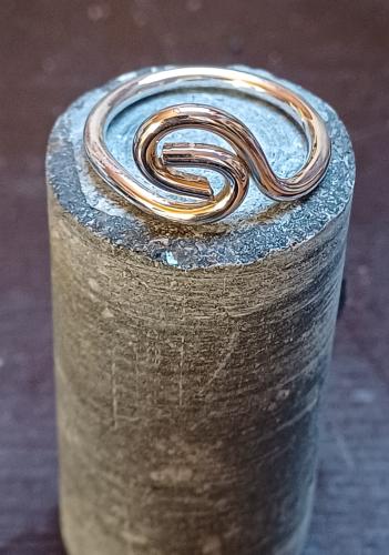 Bague fil d'argent