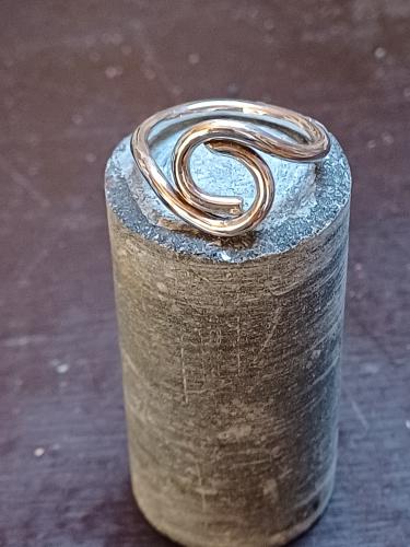 Bague fil d'argent