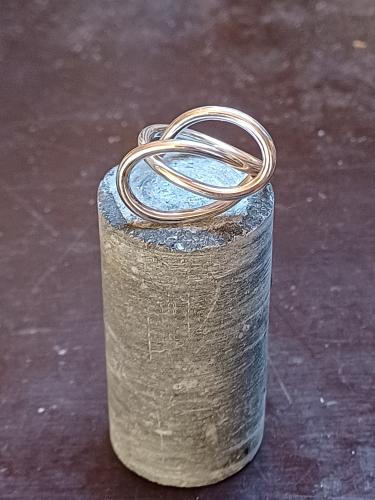 Bague fil d'argent