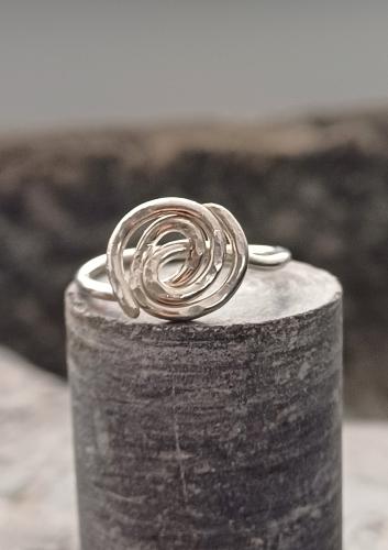 Bague en fil d'argent