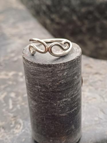 Bague en fil d'argent