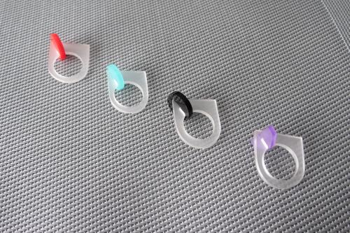 Bagues en plexi modulables